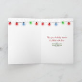 Weihnachtsbär mit Paws als Herz Karte (Innenseite)