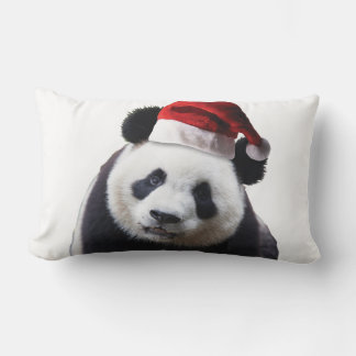 Weihnachtsbär mit Weihnachtsmannmütze Lendenkissen
