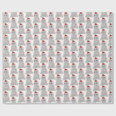 Weihnachtsbär mit Zuckerrohr Geschenkpapier (Flach)