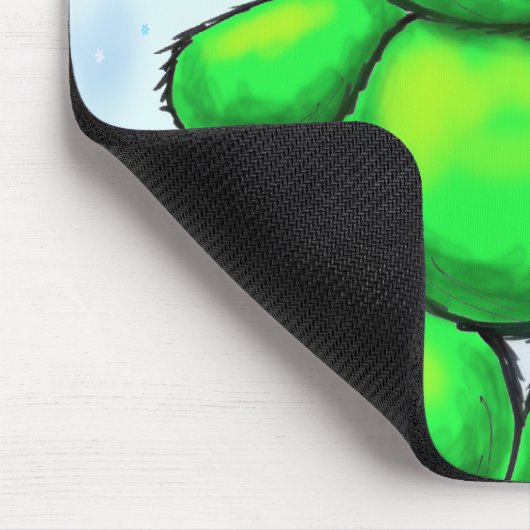 Weihnachtsbär Mousepad (Ecke)