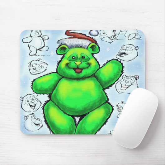 Weihnachtsbär Mousepad (Mit Mouse)