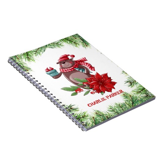 Weihnachtsbär Notizblock (Rechte Seite)