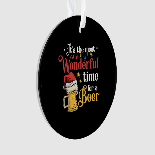 Weihnachtsbär Ornament (Vorderseite)