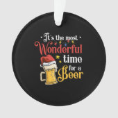 Weihnachtsbär Ornament (Vorderseite)