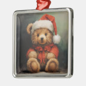 Weihnachtsbär Ornament Aus Metall (Links)