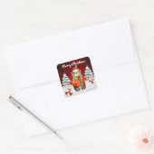 Weihnachtsbär Peppermint Stickers (Umschlag)
