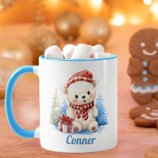 Weihnachtsbär Personalisiert Kids Tasse