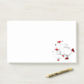 Weihnachtsbär - Post-it®-Notizen Post-it Klebezettel (Auf Schreibtisch)