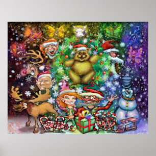Weihnachtsbär Poster