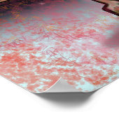 Weihnachtsbär Poster (Ecke)