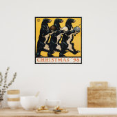 Weihnachtsbär Poster (Küche)