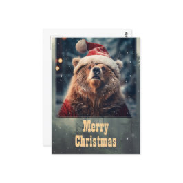 Weihnachtsbär Postkarte