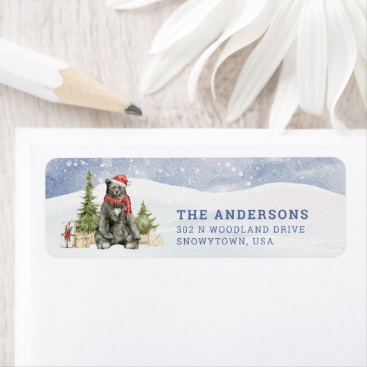 Weihnachtsbär | RÜCKSENDEADRESSE (Insitu)