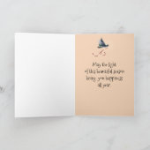 Weihnachtsbär, Schildkröte, Magie mit Lichtern 2 Karte (Innenseite)