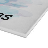 Weihnachtsbär Schneidebrett (Ecke)