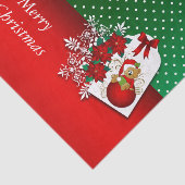 Weihnachtsbär Seidenpapier (Ausschnitt)