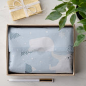 Weihnachtsbär-Serie Design 9 Seidenpapier (Geschenk)