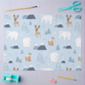 Weihnachtsbär-Serie Design 9 Seidenpapier (Basteln)