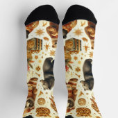 Weihnachtsbär Socken (Oben)