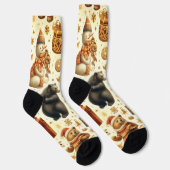 Weihnachtsbär Socken (Rechts)