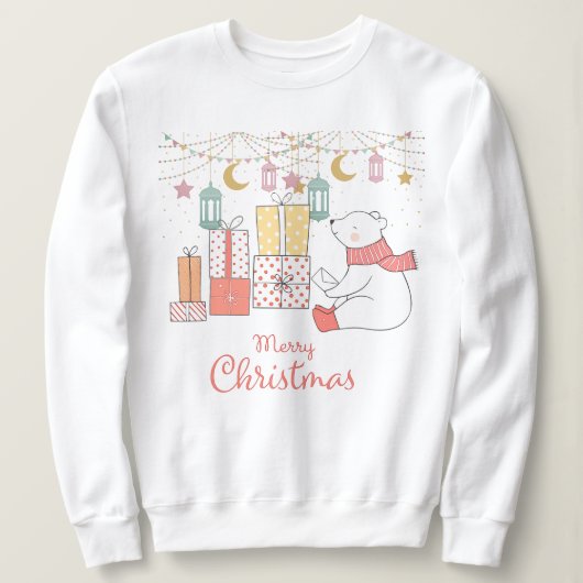 Weihnachtsbär Sweatshirt (Design vorne)