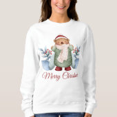 Weihnachtsbär Sweatshirt (Vorderseite)