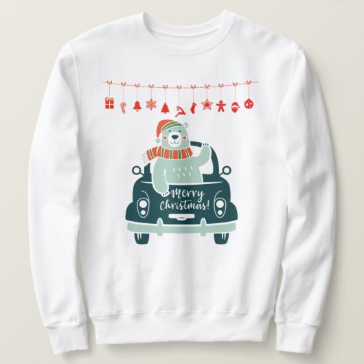 Weihnachtsbär Sweatshirt (Design vorne)