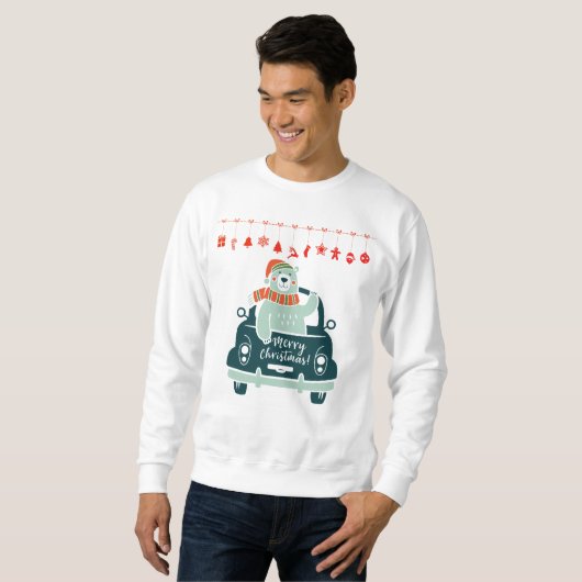 Weihnachtsbär Sweatshirt (Vorne ganz)