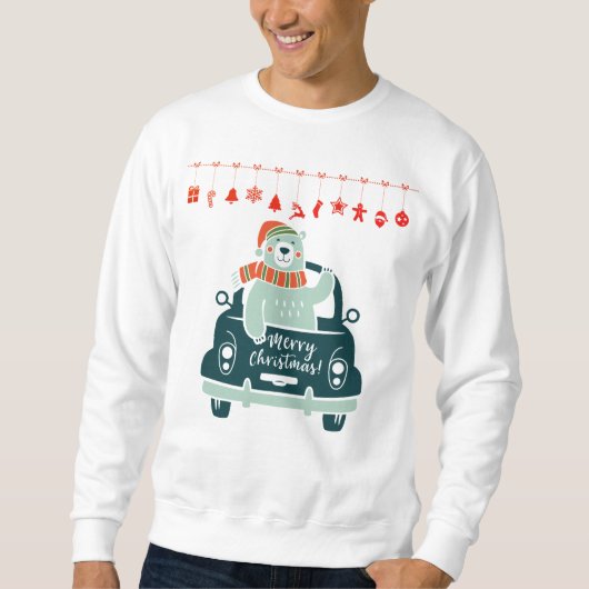 Weihnachtsbär Sweatshirt (Vorderseite)