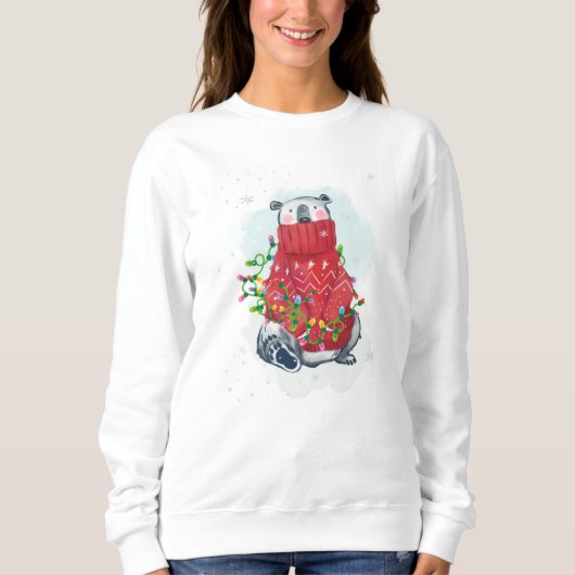 Weihnachtsbär Sweatshirt (Vorderseite)