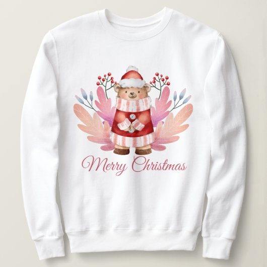 Weihnachtsbär Sweatshirt (Design vorne)