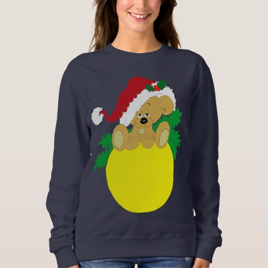 Weihnachtsbär Sweatshirt (Vorderseite)
