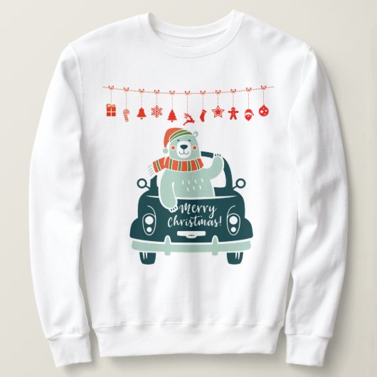 Weihnachtsbär Sweatshirt (Design vorne)