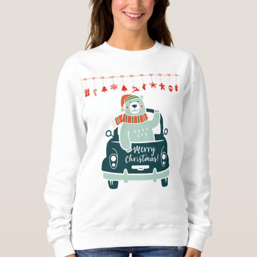 Weihnachtsbär Sweatshirt (Vorderseite)