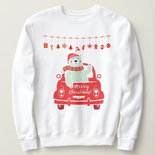 Weihnachtsbär Sweatshirt (Design vorne)
