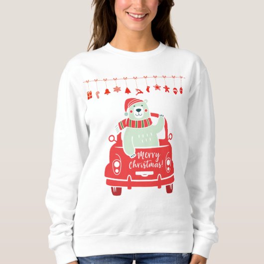Weihnachtsbär Sweatshirt (Vorderseite)