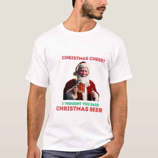 Weihnachtsbär T-Shirt (Vorderseite)