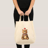 Weihnachtsbär Tragetasche (Vorderseite (Produkt))
