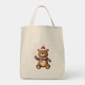 Weihnachtsbär Tragetasche (Rückseite)