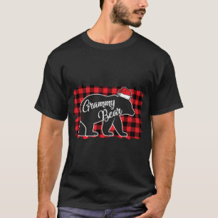Weihnachtsbär Weihnachten Kariert Buffalo T-Shirt