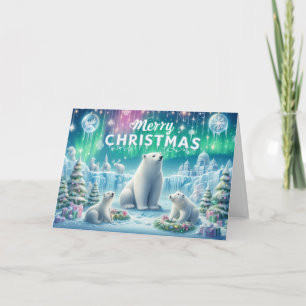 Weihnachtsbär-Weihnachtsgrußkarten. Feiertagskarte