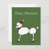 Weihnachtsbärchen Feiertagspostkarte (Vorne/Hinten)