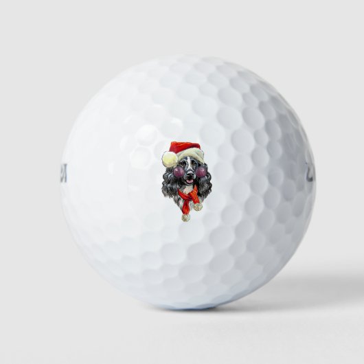 Weihnachtsbärchen Golfball (Vorderseite)
