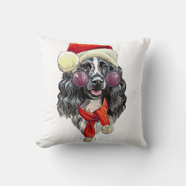 Weihnachtsbärchen Kissen (Vorderseite)