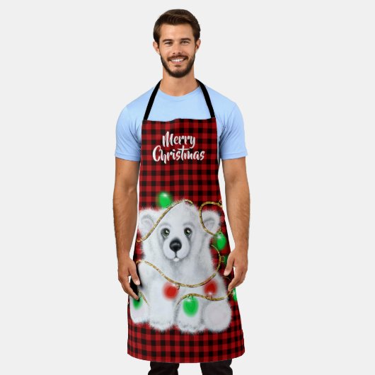 Weihnachtsbärchen, Weihbärenkuchen Schürze (Getragen)