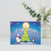 Weihnachtsbären Feiertagspostkarte (Stehend Vorderseite)