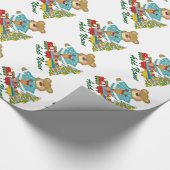 Weihnachtsbären - Geschenkpapier (Ecke)