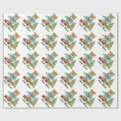 Weihnachtsbären - Geschenkpapier (Flach)