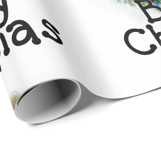 Weihnachtsbären Geschenkpapier (Rolleneckpunkt)
