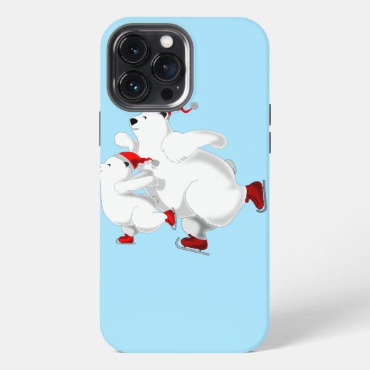 Weihnachtsbären iPhone-Hülle iPhone Hülle (Rückseite)